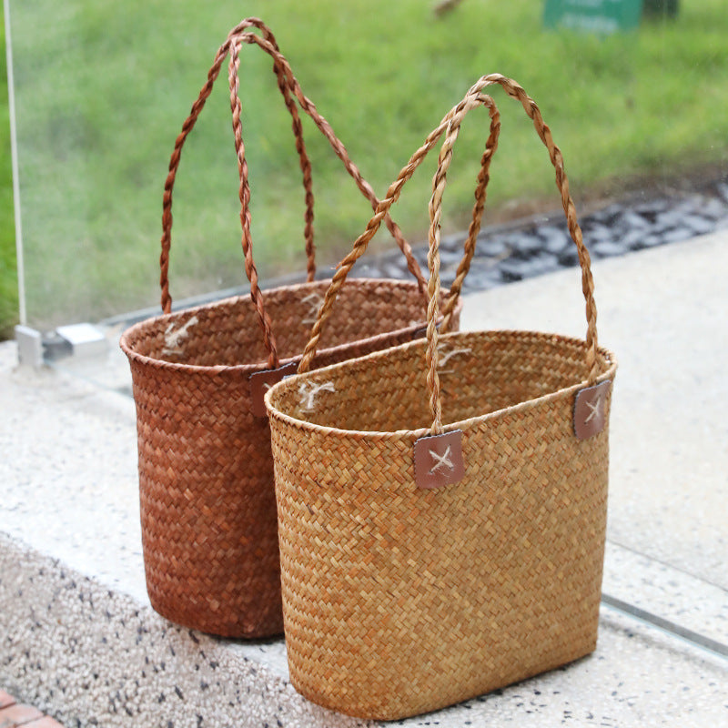 Handcrafted Straw Tote Bag | Kelmera
