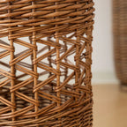 Handcrafted Willow Basket with Cotton Lining | Kelmera