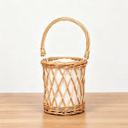 Handcrafted Willow Basket with Cotton Lining | Kelmera