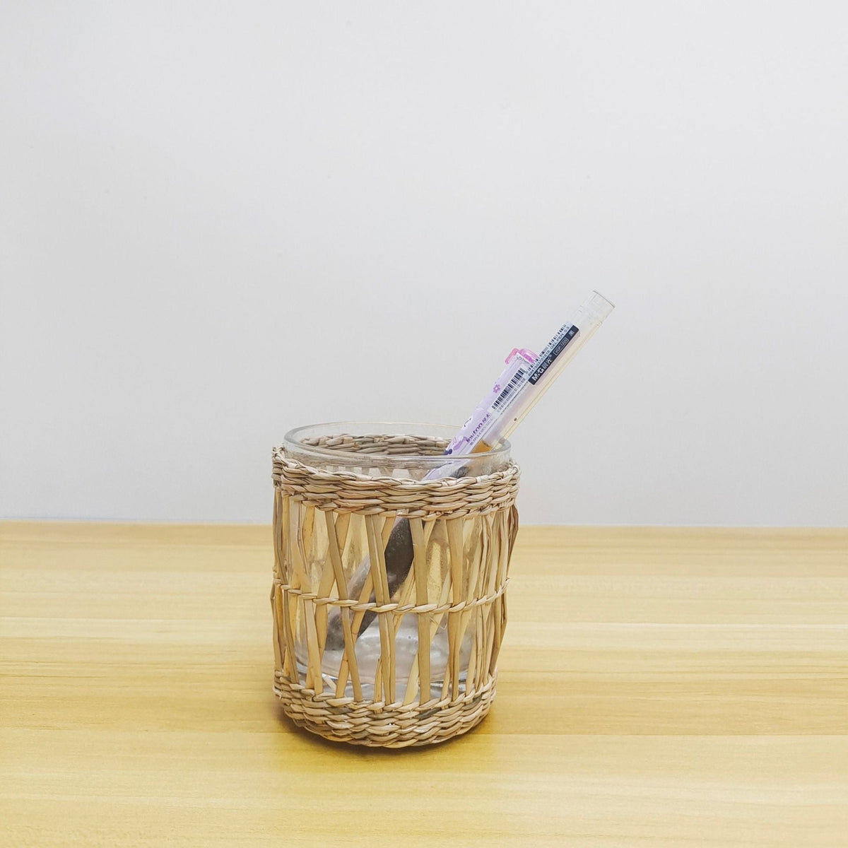 Handcrafted Woven Glass Holder | Kelmera
