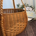Handcrafted Woven Storage Basket Beige | Kelmera