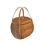 Handcrafted Woven Storage Basket Beige | Kelmera