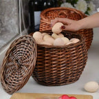 Handcrafted Woven Storage Basket Brown | Kelmera