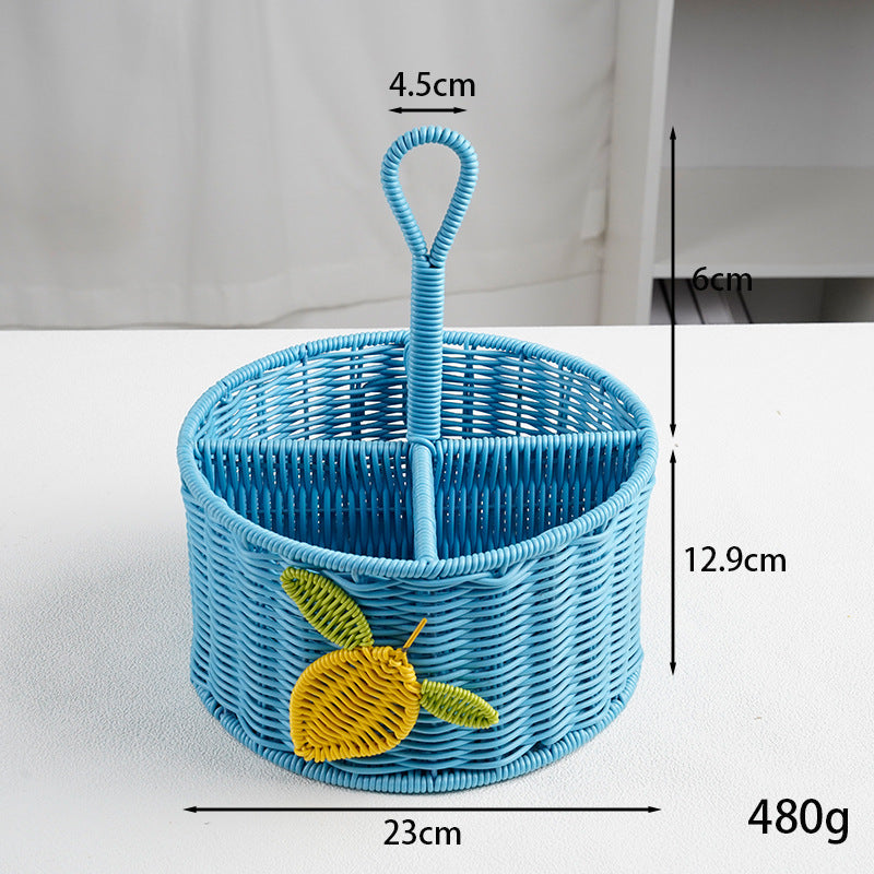 Handcrafted Woven Storage Basket with Handle | Kelmera