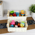 Handcrafted Woven Storage Basket with Wooden Handles | Kelmera