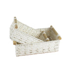 Handcrafted Woven Storage Basket with Wooden Handles | Kelmera