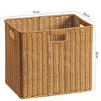 Handcrafted Woven Storage Box Light Brown | Kelmera