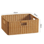Handcrafted Woven Storage Box Light Brown | Kelmera