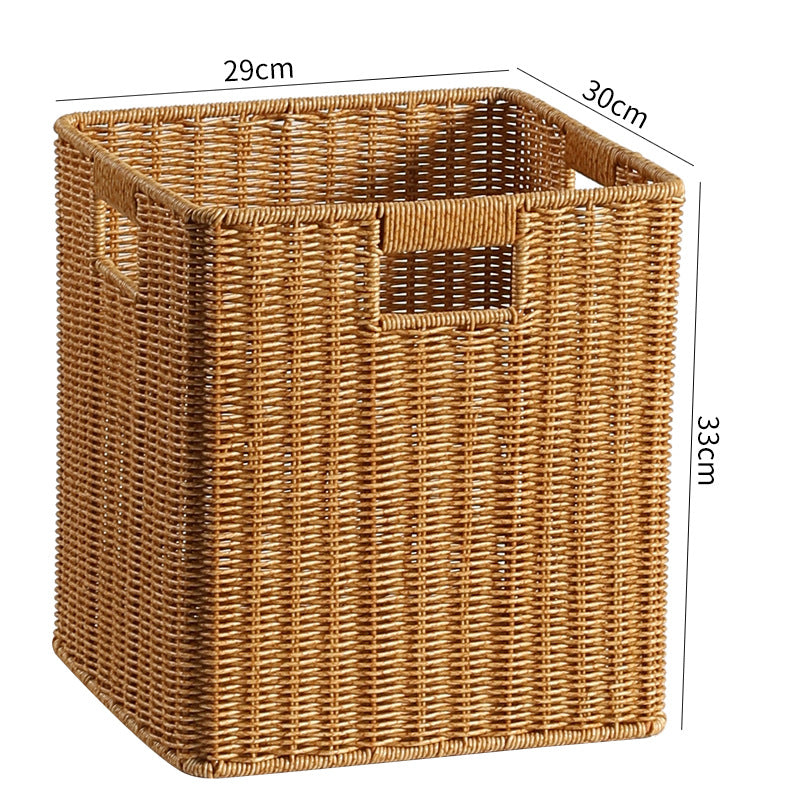 Handcrafted Woven Storage Box Light Brown | Kelmera