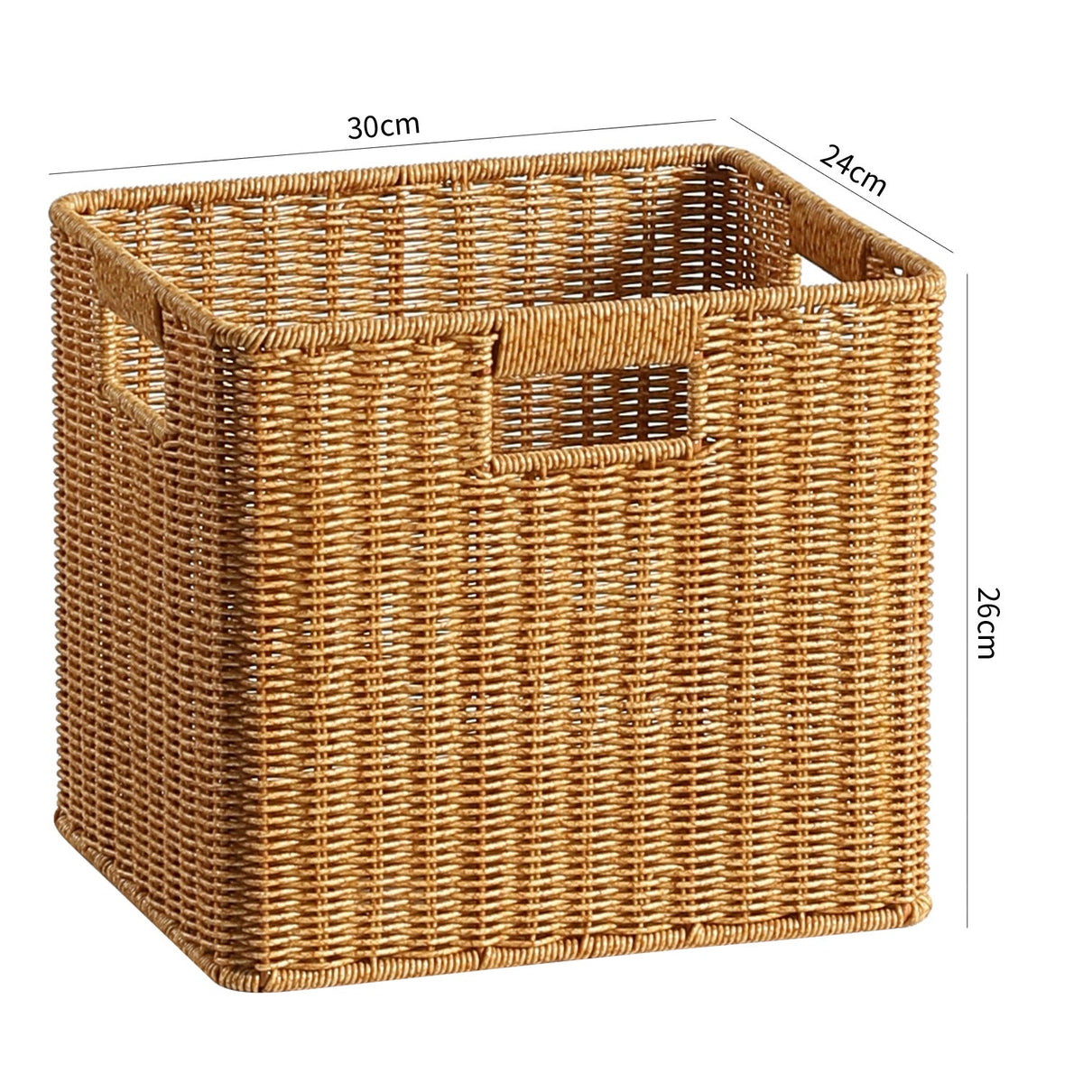 Handcrafted Woven Storage Box Light Brown | Kelmera