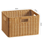 Handcrafted Woven Storage Box Light Brown | Kelmera