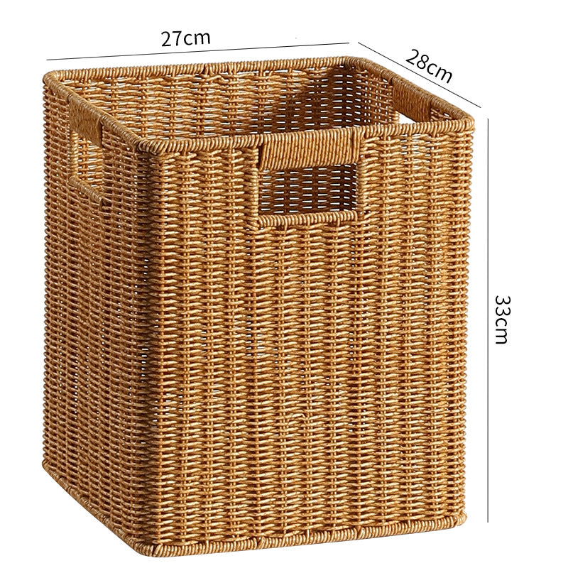 Handcrafted Woven Storage Box Light Brown | Kelmera