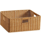 Handcrafted Woven Storage Box Light Brown | Kelmera