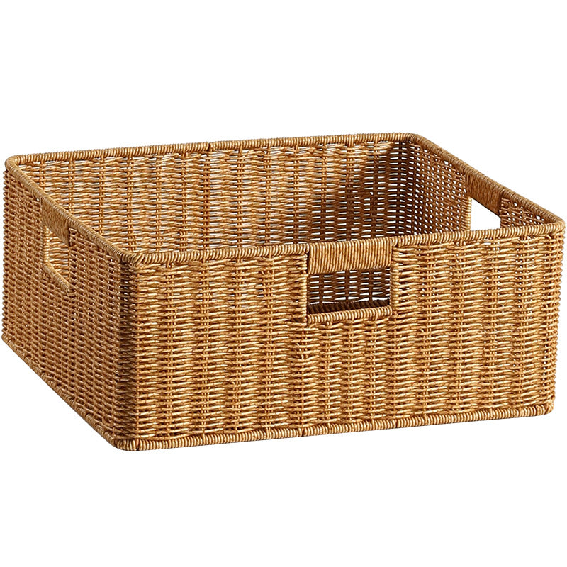 Handcrafted Woven Storage Box Light Brown | Kelmera
