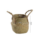 Handcrafted Woven Storage Bucket Orange Coffee | Kelmera