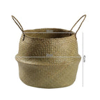 Handcrafted Woven Storage Bucket Orange Coffee | Kelmera