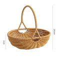 Handcrafted Woven Utility Basket Light Brown | Kelmera