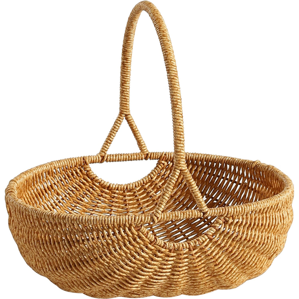 Handcrafted Woven Utility Basket Light Brown | Kelmera