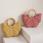 Handmade Beach Bag made of Braided Seagrass | Kelmera