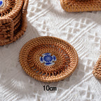 Handmade Coasters made of Woven Material | Kelmera