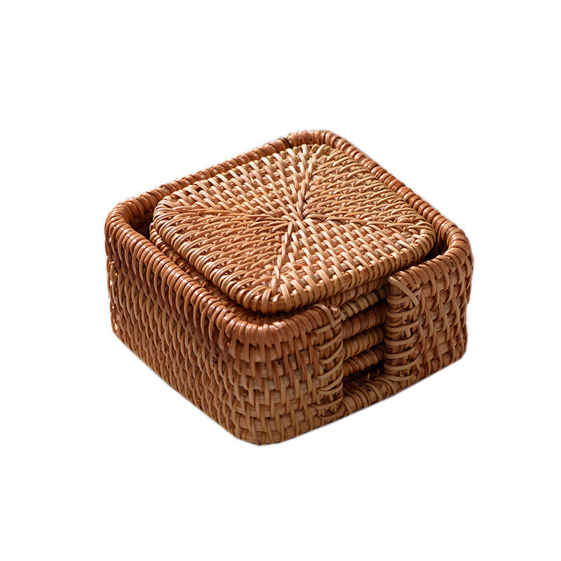 Handmade Coasters made of Woven Material | Kelmera