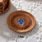 Handmade Coasters made of Woven Material | Kelmera