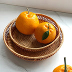 Handmade Fruit and Snack Basket Woven Natural Fiber Handcrafted | Kelmera