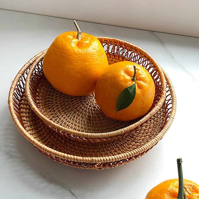 Handmade Fruit and Snack Basket Woven Natural Fiber Handcrafted | Kelmera