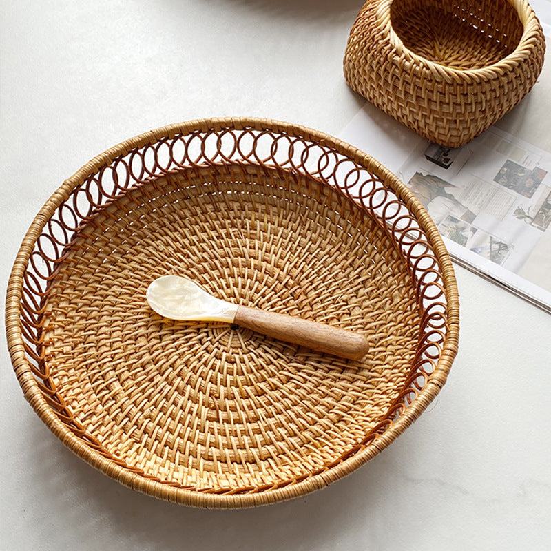 Handmade Fruit and Snack Basket Woven Natural Fiber Handcrafted | Kelmera