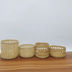 Handmade Natural Fiber Decorative Basket | Kelmera