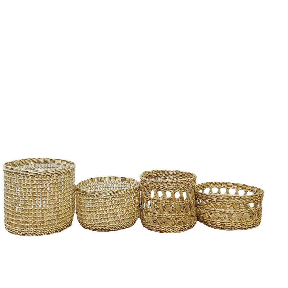 Handmade Natural Fiber Decorative Basket | Kelmera