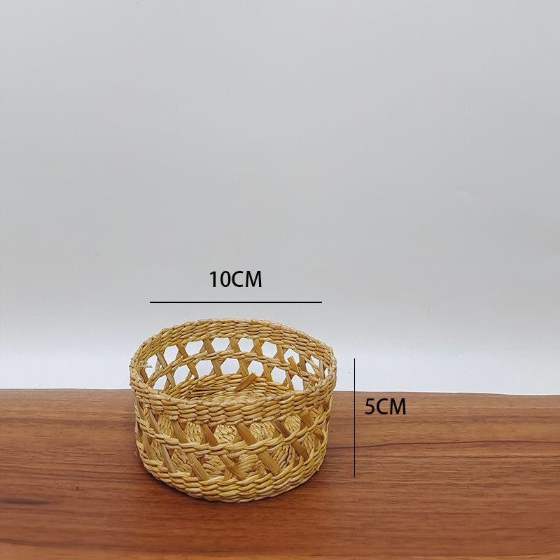 Handmade Natural Fiber Decorative Basket | Kelmera