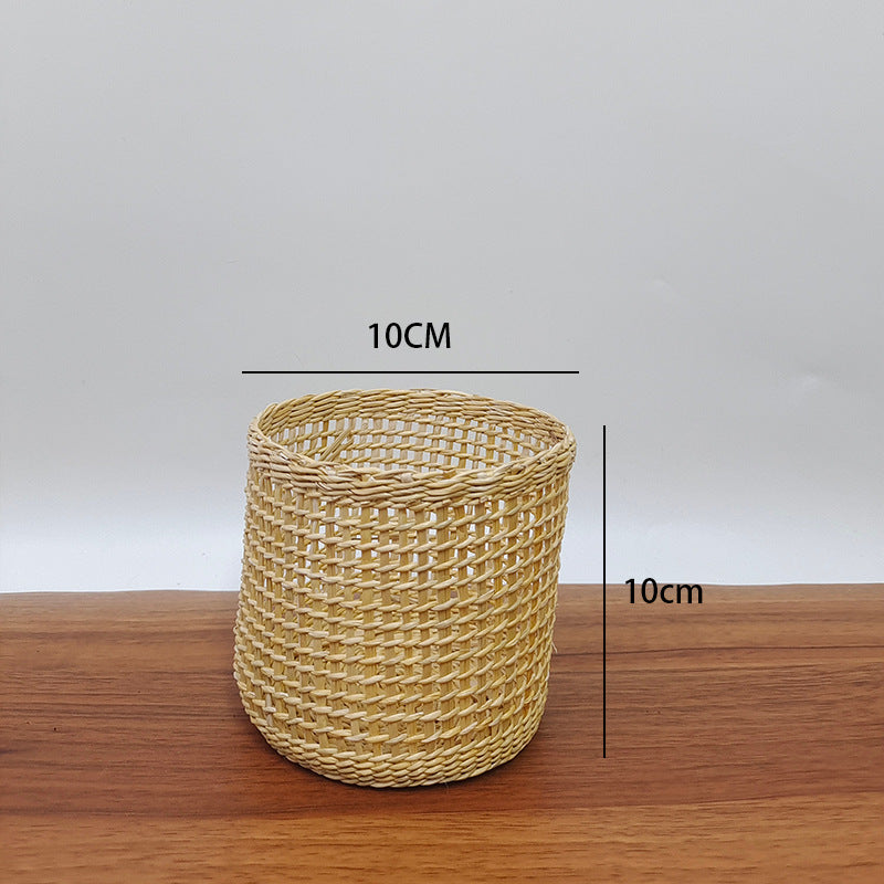Handmade Natural Fiber Decorative Basket | Kelmera