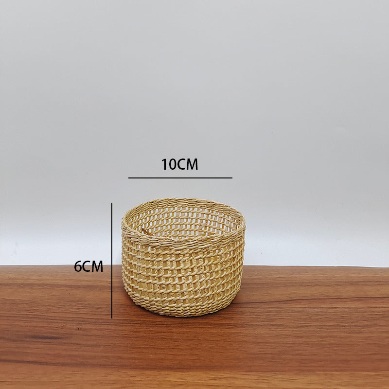 Handmade Natural Fiber Decorative Basket | Kelmera