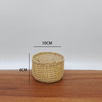 Handmade Natural Fiber Decorative Basket | Kelmera