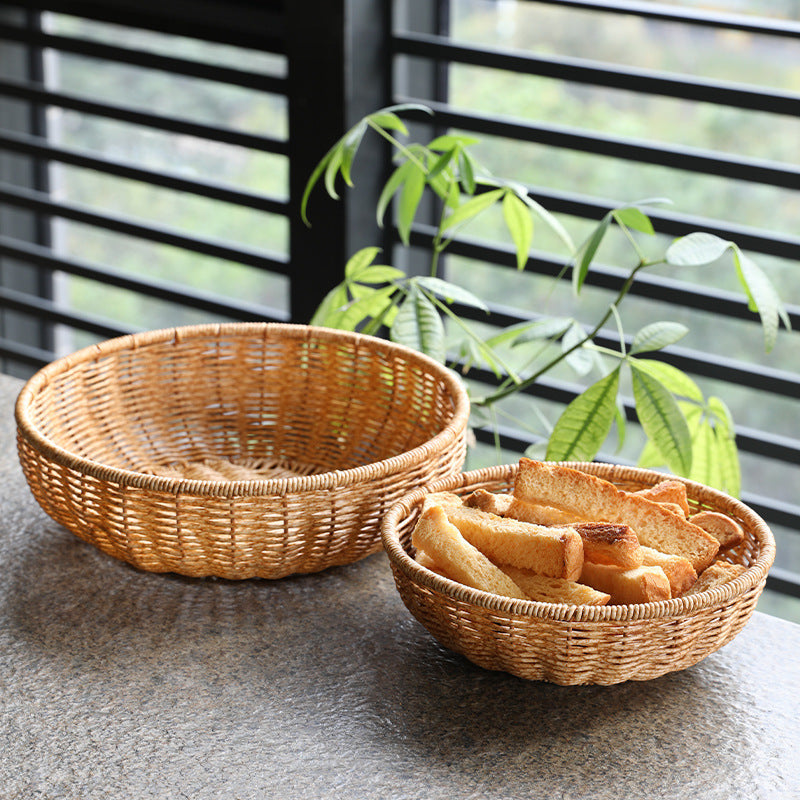 Handmade Natural Woven Fruit Bowl | Kelmera
