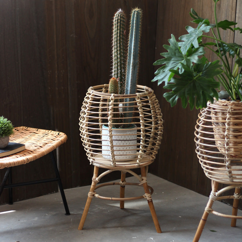 Handmade Rattan Stool | Kelmera