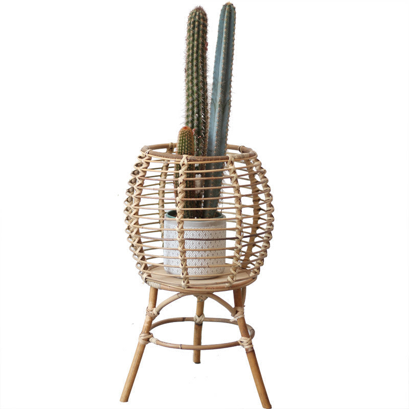 Handmade Rattan Stool | Kelmera
