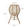 Handmade Rattan Stool | Kelmera