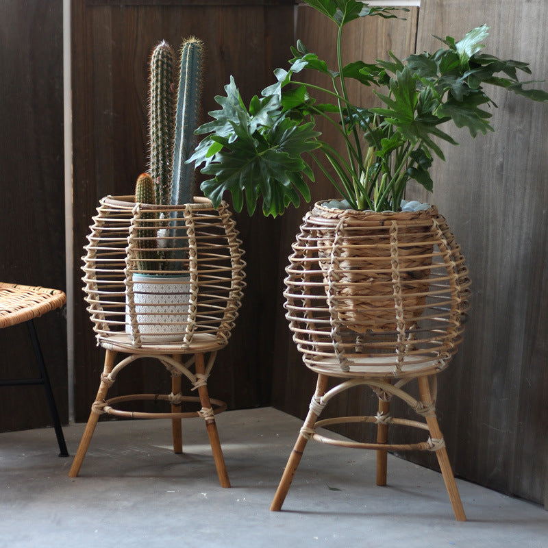 Handmade Rattan Stool | Kelmera