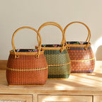 Handmade Synthetic Fiber Tote Bag | Kelmera