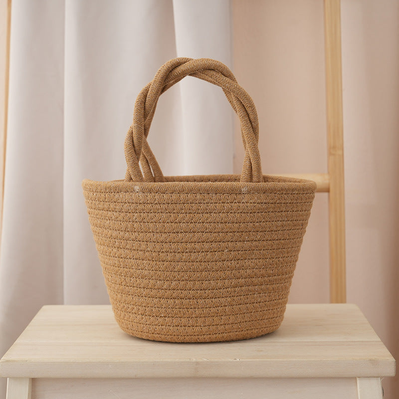 Handmade Wicker Bag Woven Natural Fiber Soft Textile | Kelmera