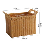 Handmade Woven Storage Basket Dark Brown | Kelmera