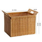 Handmade Woven Storage Basket Dark Brown | Kelmera