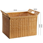 Handmade Woven Storage Basket Dark Brown | Kelmera