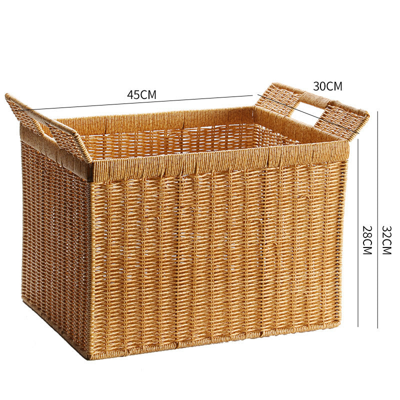 Handmade Woven Storage Basket Dark Brown | Kelmera
