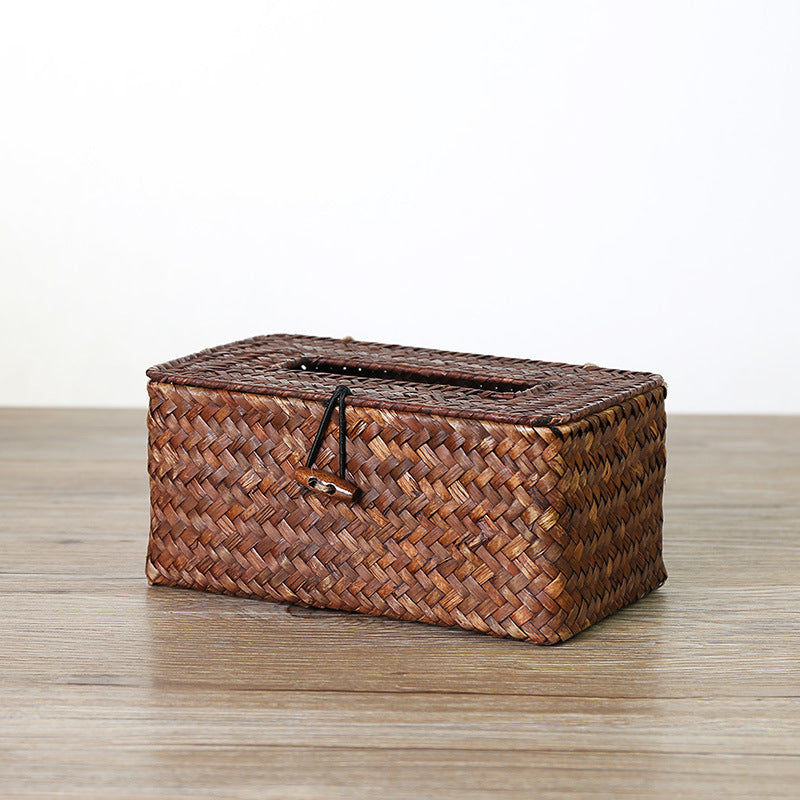 Handmade Woven Tissue Box Cover | Kelmera