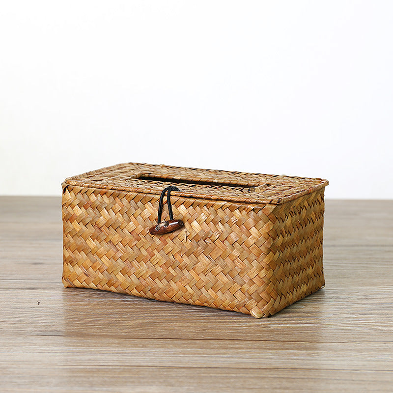 Handmade Woven Tissue Box Cover | Kelmera
