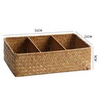Handwoven Bamboo Storage Organizer Basket | Kelmera