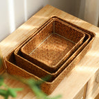 Handwoven Bamboo Storage Tray | Kelmera